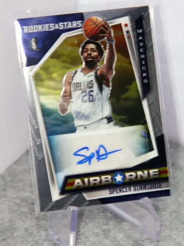 2021-22 Spencer Dinwiddie #AIR-SDW Panini Chronicles Rookies and Stars Airborne SN#64 - stand