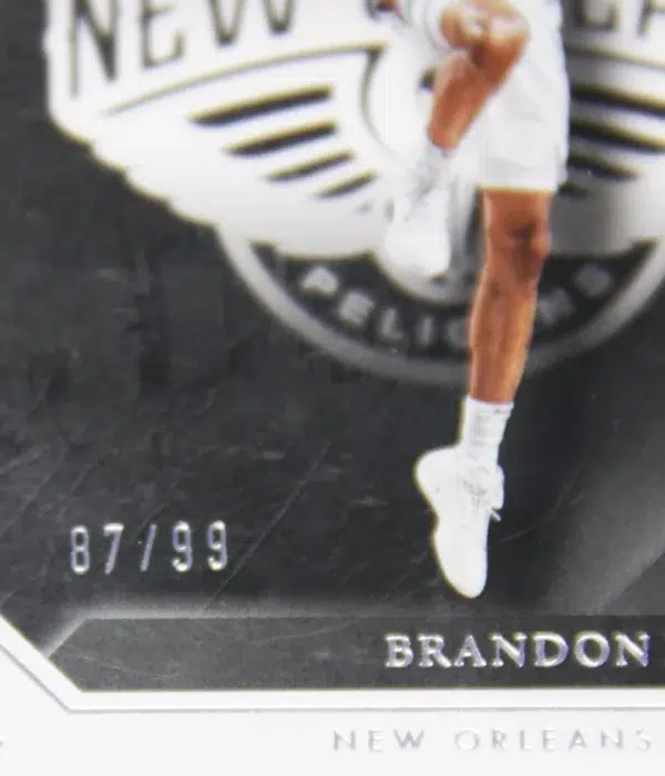 2022-23 Brandon Ingram #45 Panini Noir Association Edition SN#87 - detail