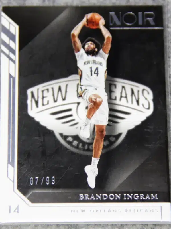 2022-23 Brandon Ingram #45 Panini Noir Association Edition SN#87 - front