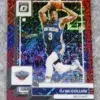 2022-23 CJ McCollum #179 Panini Donruss Optic Choice Red Wave Prizm SN#66 - front