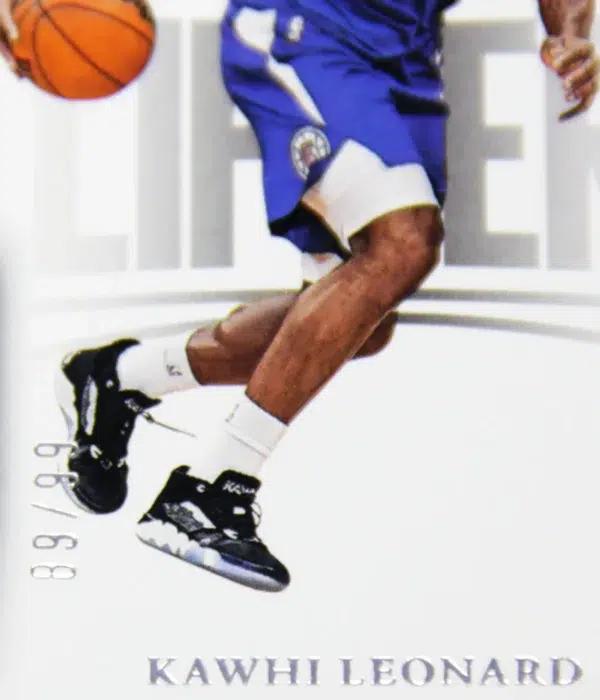 2022-23 Kawhi Leonard #109 Panini NOIR Icon Edition SN#89 - detail