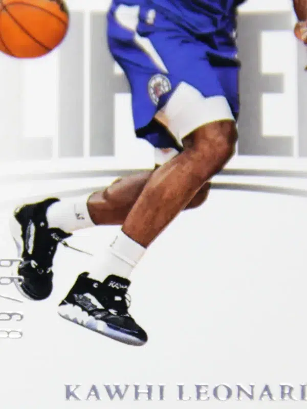 2022-23 Kawhi Leonard #109 Panini NOIR Icon Edition SN#89 - detail
