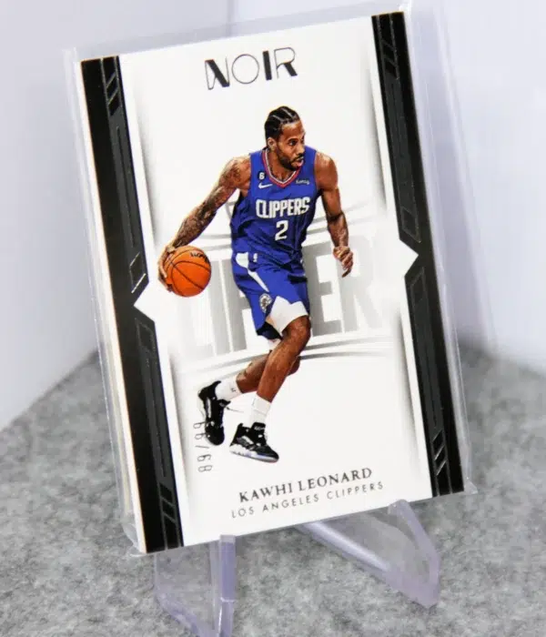 2022-23 Kawhi Leonard #109 Panini NOIR Icon Edition SN#89 - stand