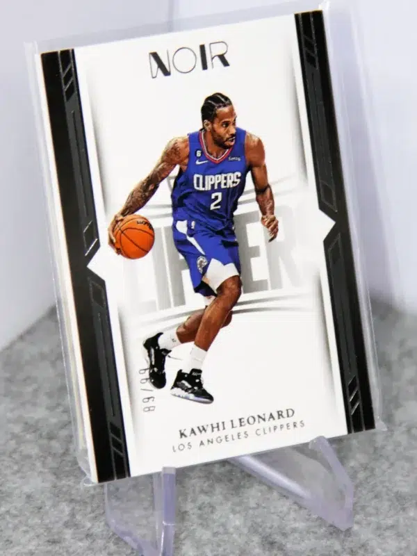 2022-23 Kawhi Leonard #109 Panini NOIR Icon Edition SN#89 - stand
