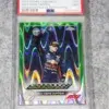 2022 Max Verstappen #167 Topps Chrome F1 Green RayWave Refractor PSA 9 MINT SN#80 - front