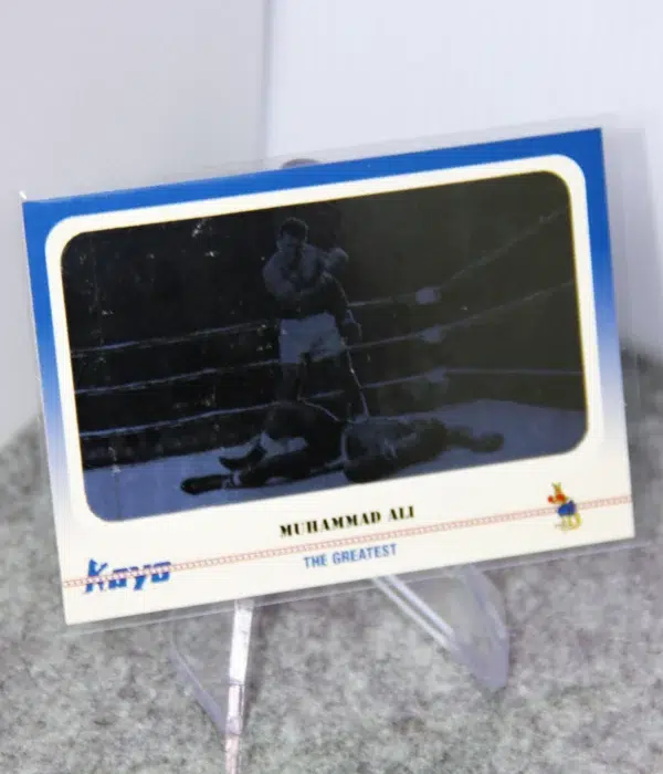 1991 Muhammad Ali #235 Kayo Sonny Liston on Canvas after Knock-Down - stand