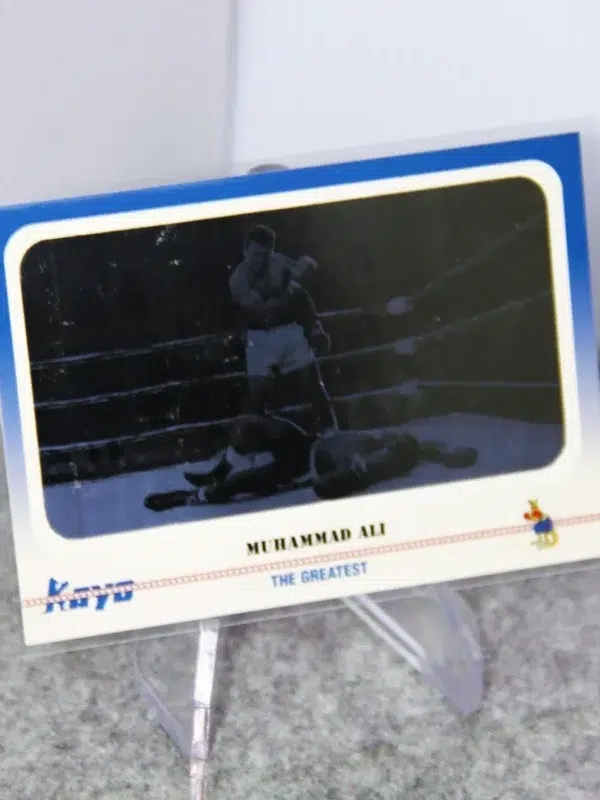 1991 Muhammad Ali #235 Kayo Sonny Liston on Canvas after Knock-Down - stand