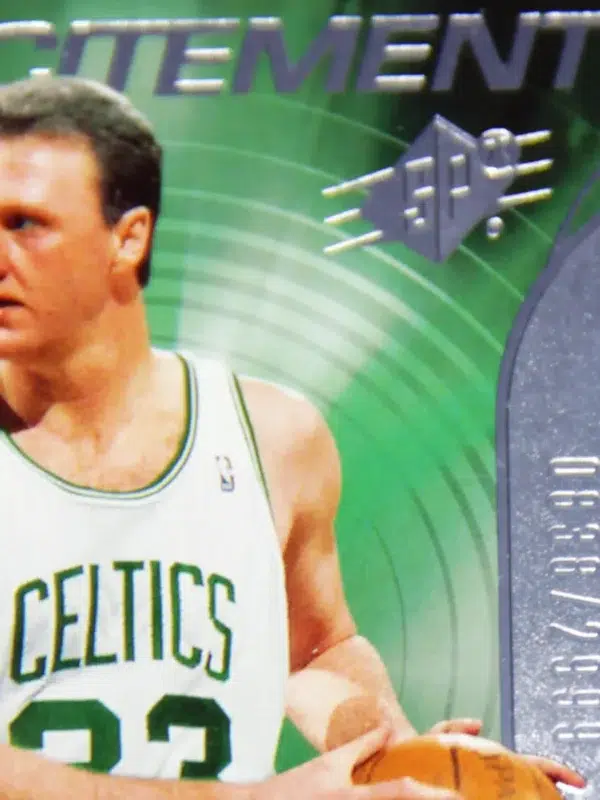 2006-07 Larry Bird #SPX-27 Upper Deck SPx SPXcitement SN#838 - detail