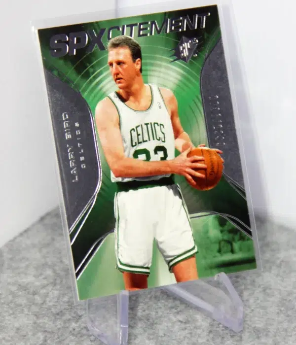 2006-07 Larry Bird #SPX-27 Upper Deck SPx SPXcitement SN#838 - stand