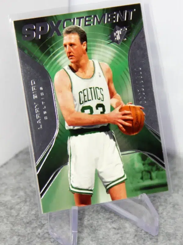2006-07 Larry Bird #SPX-27 Upper Deck SPx SPXcitement SN#838 - stand