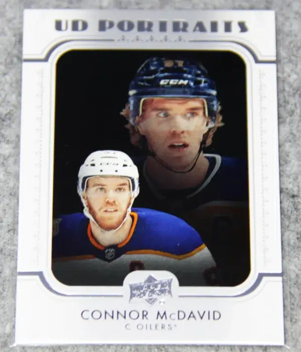 2019-20 Connor McDavid #P-5 Upper Deck Series 1 UD Portraits - front