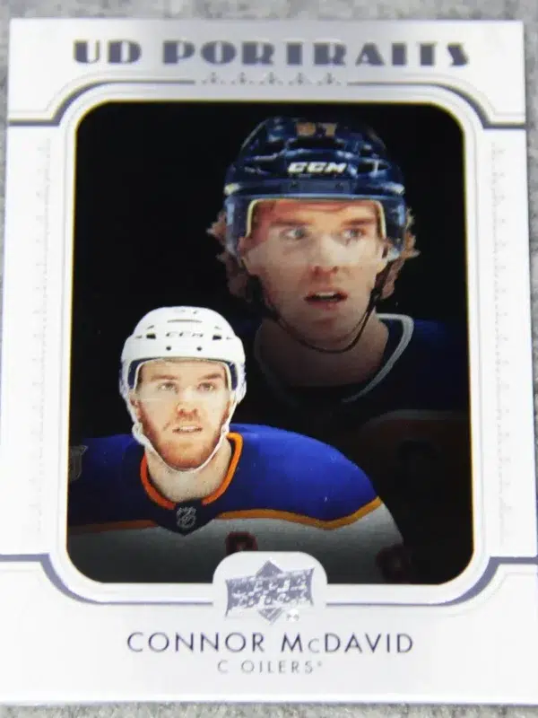 2019-20 Connor McDavid #P-5 Upper Deck Series 1 UD Portraits - front