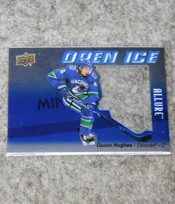 2019-20 Quinn Hughes #OI-QH Upper Deck Allure Open Ice RC - front