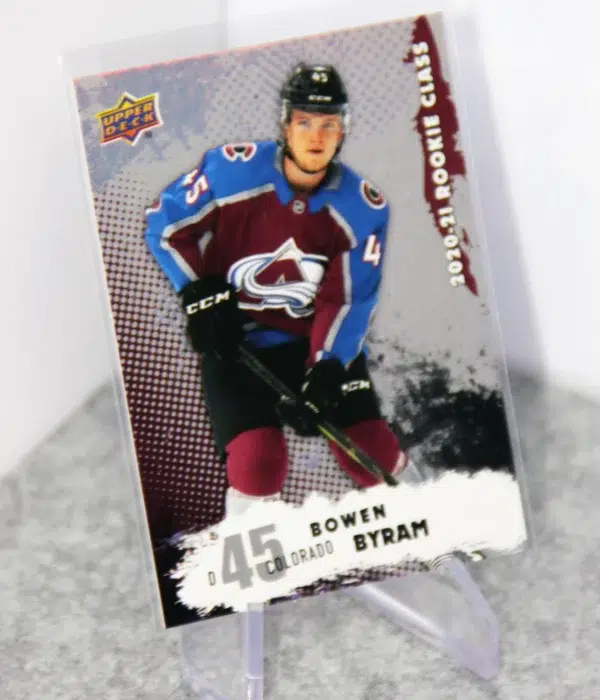 2020-21 Bowen Byram #RC-15 Upper Deck Series 2 Rookie Class - stand