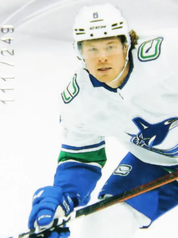 2020-21 Brock Boeser #34 Upper Deck The Cup SN#111 - detail