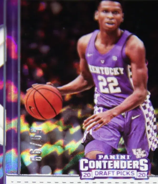 2020 Shai Gilgeous-Alexander #39 Panini Contenders Draft Picks Conference Ticket SN#59 - detail