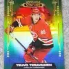 2021-22 Teuvo Teravainen #70 Upper Deck Stature Green SN#24 -front