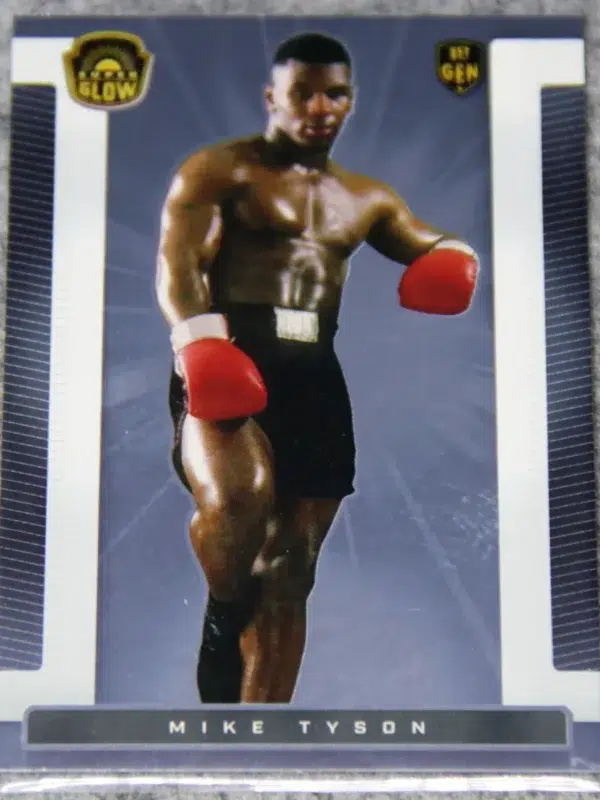 2021 Mike Tyson #2 Super Glow Sports Inaugural Silver Foil Edition 1st Gen - front