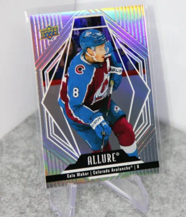 2022-23 Cale Makar #70 Upper Deck Allure Photo Variation SP - stand