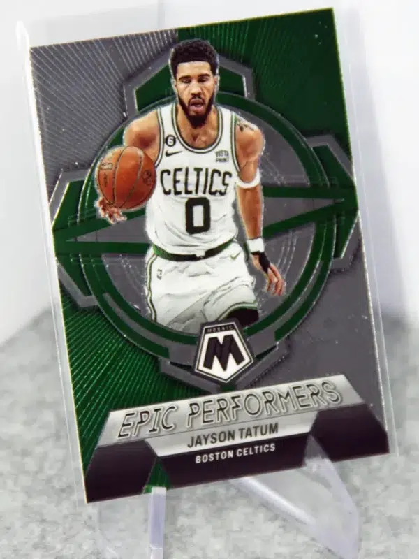 2022-23 Jayson Tatum #4 Panini Mosaic Epic Performers - stand