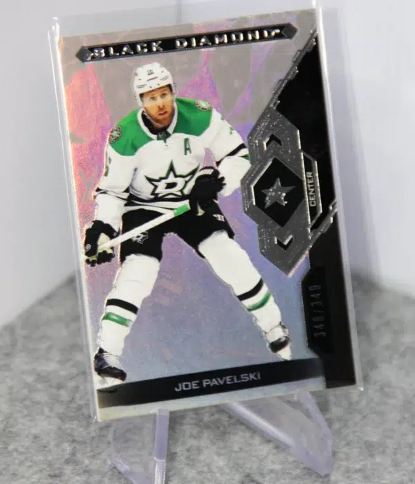 2022-23 Joe Pavelski #BDB-JP Upper Deck Black Diamond SN#348 - stand