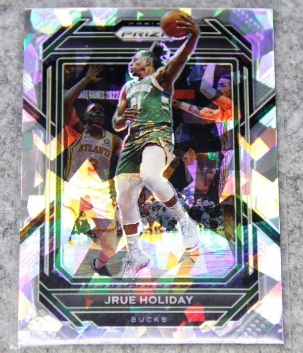 2022-23 Jrue Holiday #113 Panini Prizm Cracked Ice Prizm - front