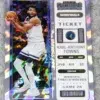 2022-23 Karl-Anthony Towns #20 Panini Contenders Semifinals Ticket SN#66 - front