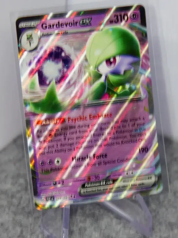 2024 Gardevoir ex 029091 Pokemon Paldean Fates Ultra Rare Holo - stand