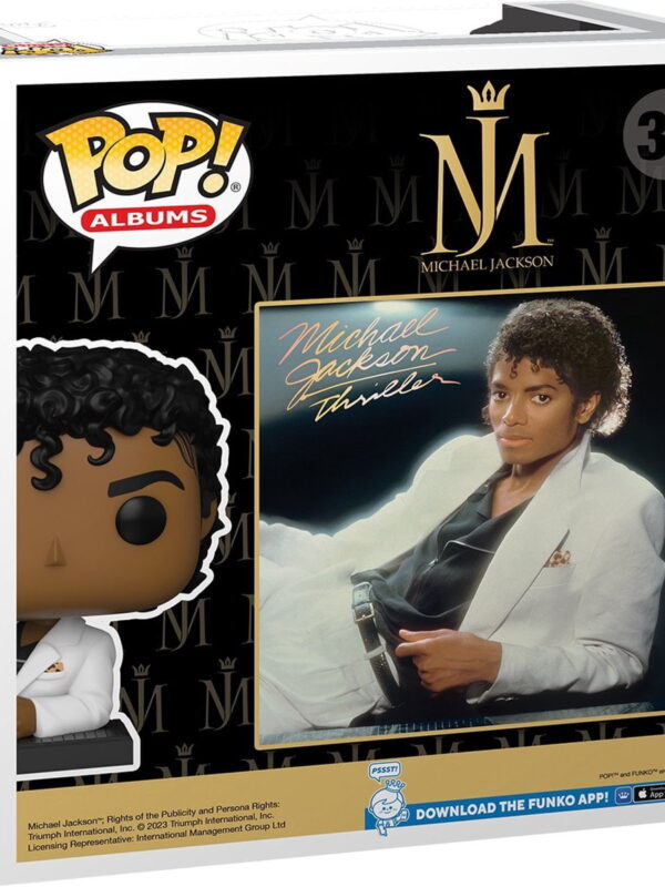 Funko POP! Albums Michael Jackson #33 MJ Thriller + Vinyl Figure - back