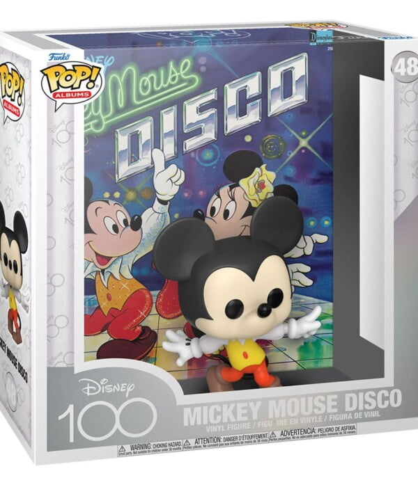 Funko POP! Albums Mickey Mouse #48 Disney 100 Mickey Mouse Disco + Vinyl Figure - front