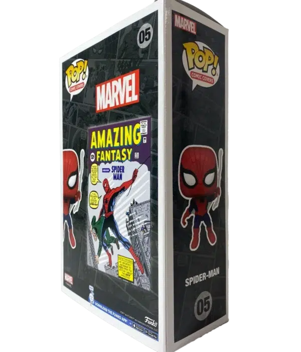 Funko POP! Comic Cover Amazing Spider-Man #05 Marvel + Vinyl Figure - back