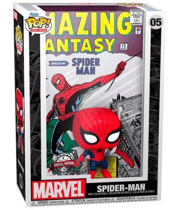 Funko POP! Comic Cover Amazing Spider-Man #05 Marvel + Vinyl Figure - front