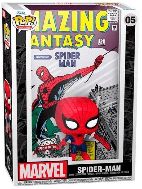 Funko POP! Comic Cover Amazing Spider-Man #05 Marvel + Vinyl Figure - front