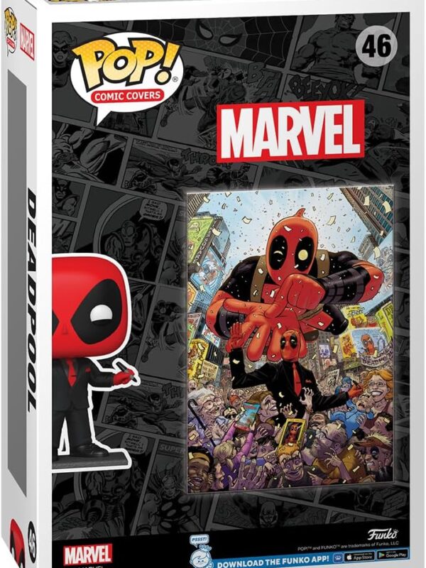 Funko POP! Comic Cover Deadpool #46 Marvel + Vinyl Figure - back