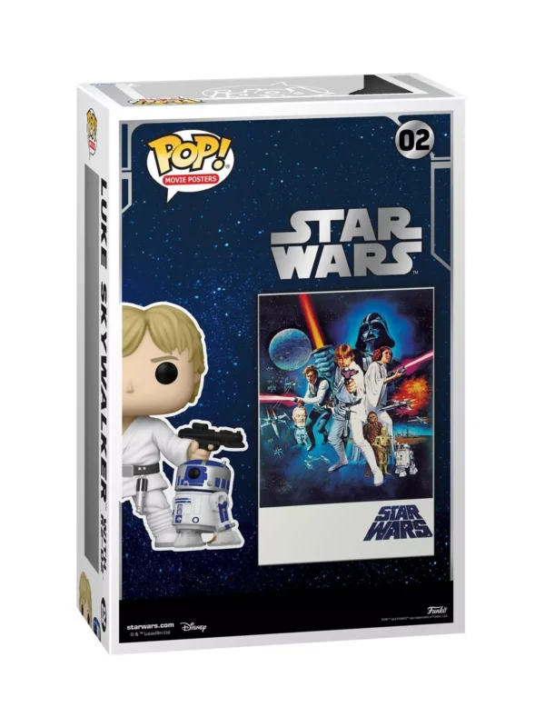 Funko POP! Movie Posters Luke Skywalker & R2-D2 #02 Star Wars - back