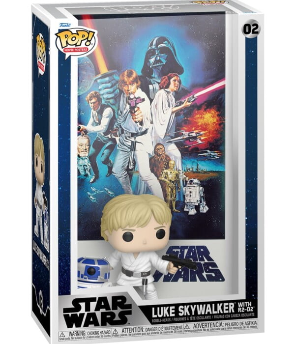 Funko POP! Movie Posters Luke Skywalker & R2-D2 #02 Star Wars - front