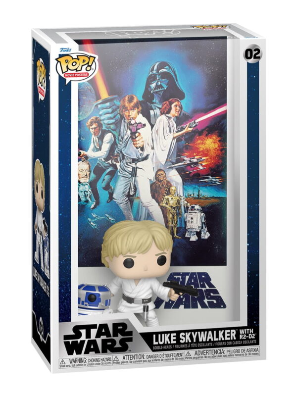 Funko POP! Movie Posters Luke Skywalker & R2-D2 #02 Star Wars - front