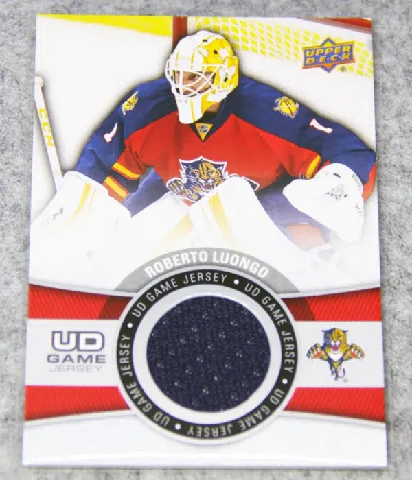 2015-16 Roberto Luongo #GJ-RL Upper Deck Series 2 UD Game Jersey - front