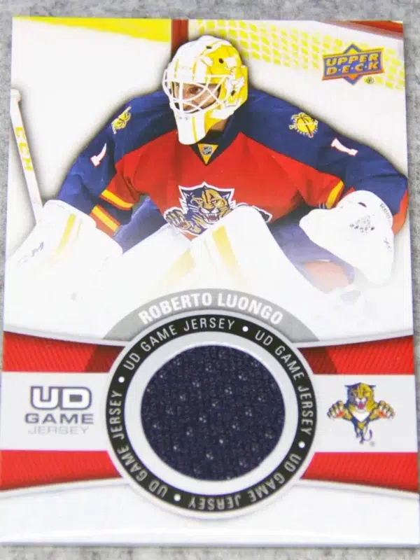 2015-16 Roberto Luongo #GJ-RL Upper Deck Series 2 UD Game Jersey - front