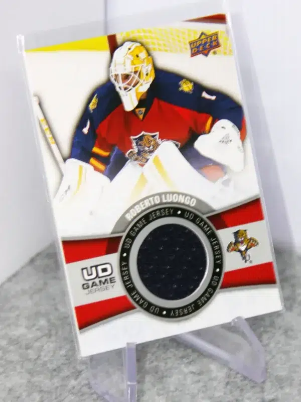 2015-16 Roberto Luongo #GJ-RL Upper Deck Series 2 UD Game Jersey - stand