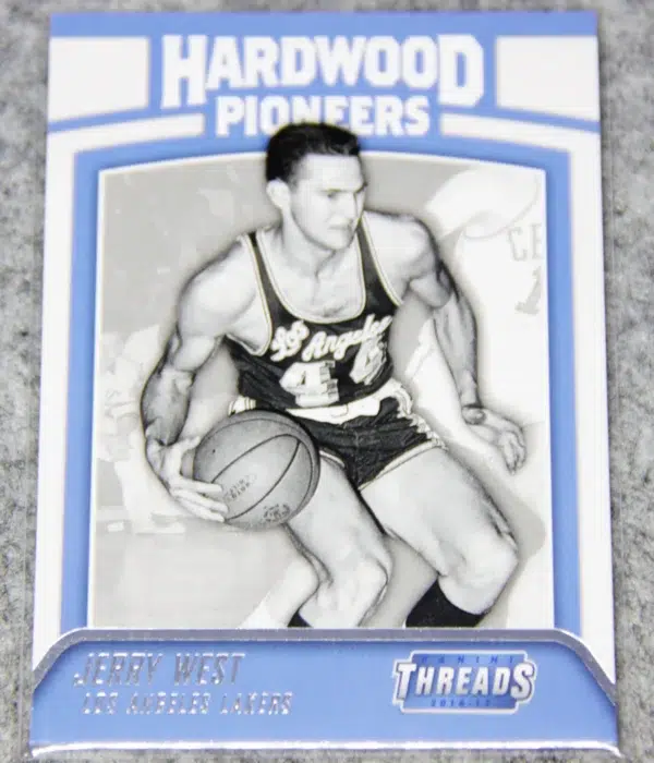 2016-17 Jerry West #7 Panini Threads Hardwood Pioneers - front