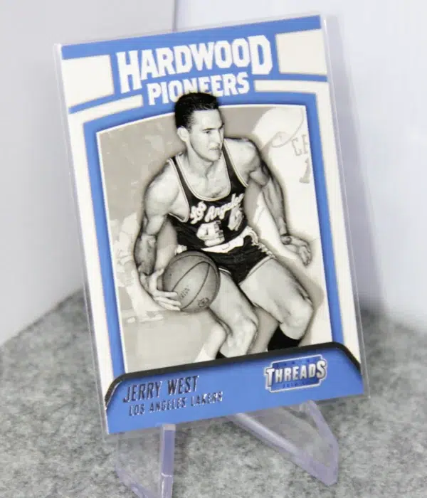 2016-17 Jerry West #7 Panini Threads Hardwood Pioneers - stand