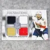 2020-21 Jonathan Huberdeau #F-JH Upper Deck The Cup Foundations Quad Jersey SN#11 - front