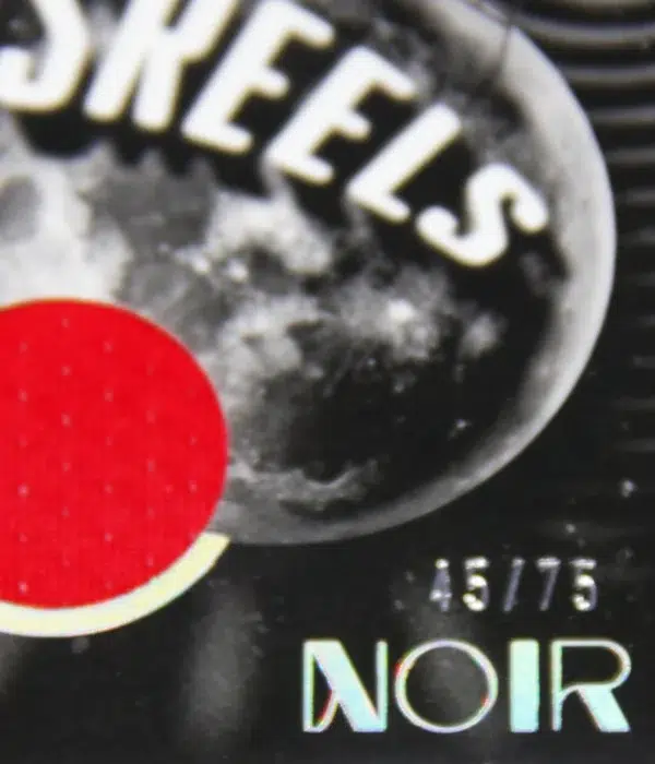 2022-23 Kristaps Porzingis #NJ-KPZ Panini Noir Newsreels Game Used Jerseys SN#45 - detail