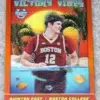 2023-24 Quinten Post #VV-19 Topps Bowman Best U Victory Vibes Orange Refractor SN#25 - front