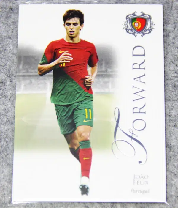 2023 Joao Felix #065 Futera Unique Football Forward Silver SN#55 - front