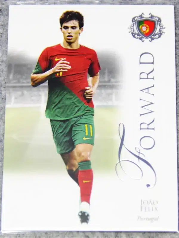 2023 Joao Felix #065 Futera Unique Football Forward Silver SN#55 - front
