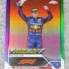 2023 Max Verstappen #151 Topps F1 Grand Prix Winners Purple Green Refractor - front