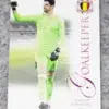2023 Thibaut Courtois #002 Futera Unique Football Pink SN#14 - front