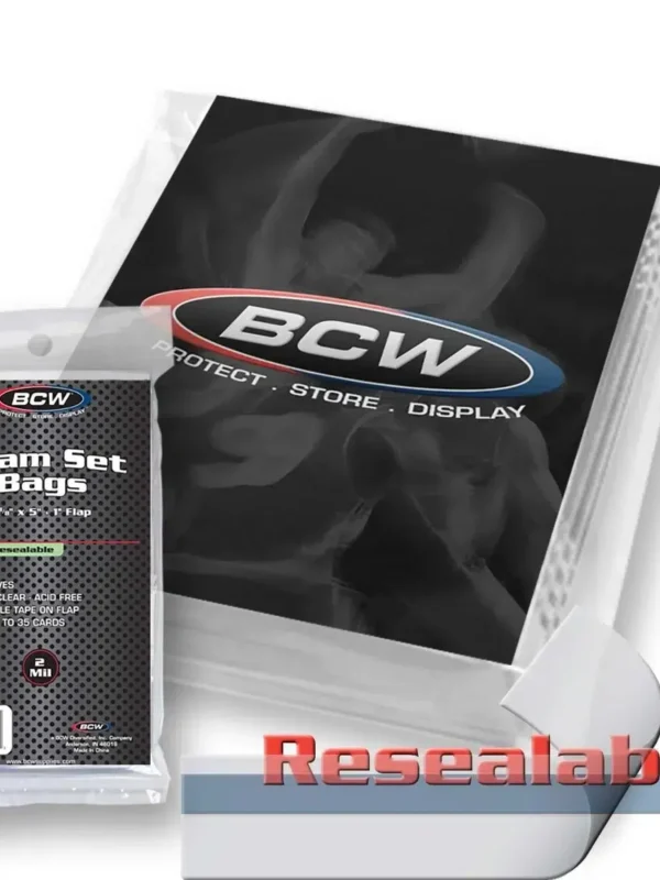 BCW Resealable Team Set Bags - supplier1